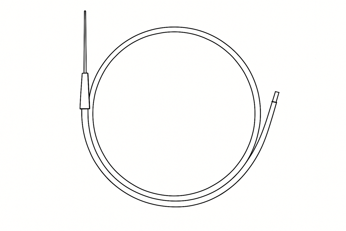 Pump Tubing HSC Assembly - High Temp Altaflo Liquid Line (Nozzle Side Only)