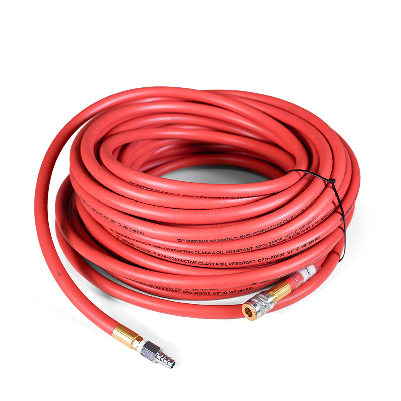 100' Air Hose w/ metric male adapter